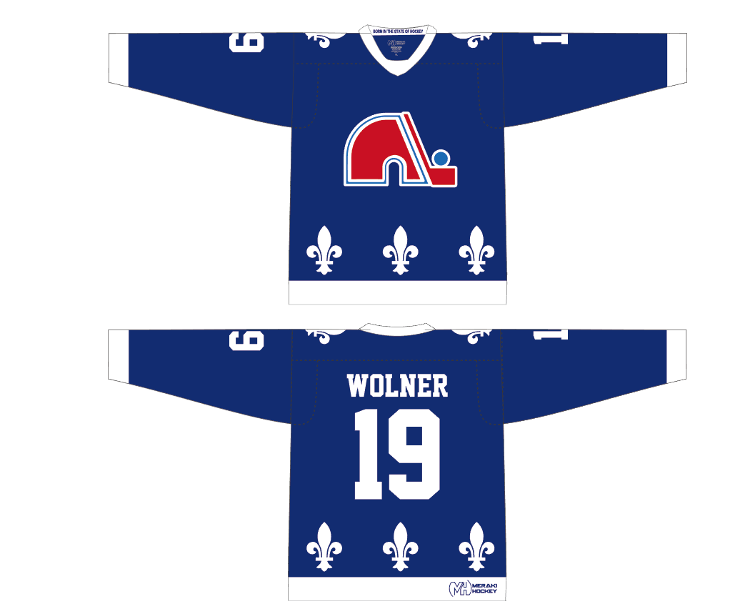 Nordiques Home and Away Jersey Combo Meraki Hockey Company