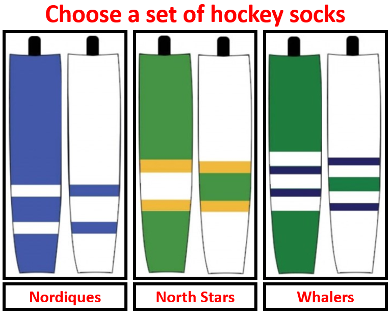 Home and Away Hockey Socks Sets