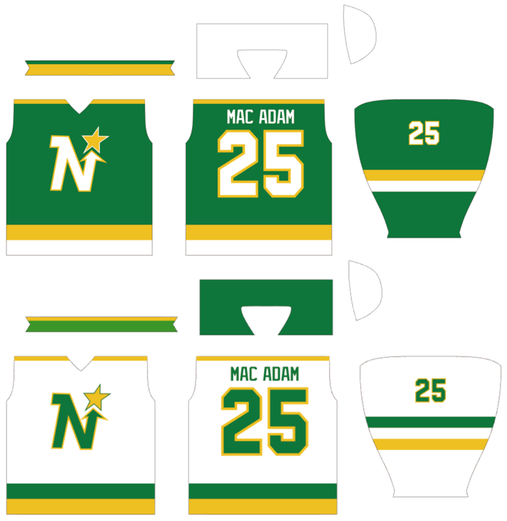 North Stars Home and Away Jersey Combo